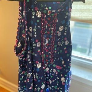 Modcloth Sleeveless Peplum Top